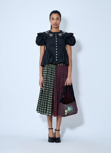 Chopova Lowena Lasso Studded Blouse Black cho0260002