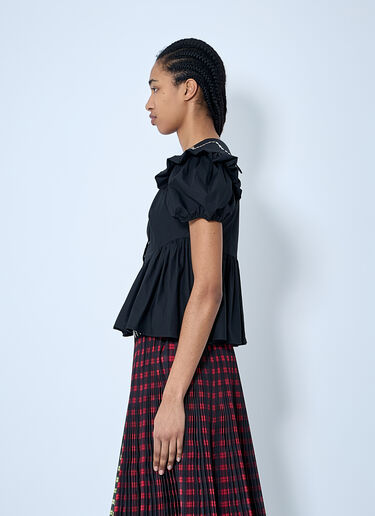 Chopova Lowena Lasso Studded Blouse Black cho0260002