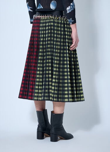 Split Carabiner Midi Skirt Chopova Lowena Split Carabiner Midi Skirt Red cho0360006