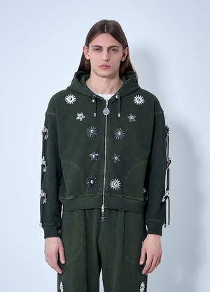 Chopova Lowena Dallas Hooded Sweatshirt Grey cho0360010