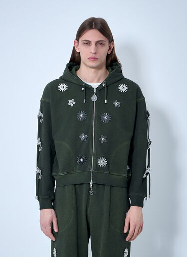 Dallas Hooded Sweatshirt Chopova Lowena Dallas Hooded Sweatshirt Grey cho0360010