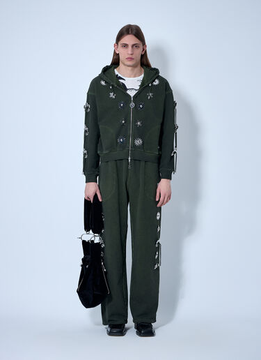 Chopova Lowena Dallas Hooded Sweatshirt Grey cho0360010