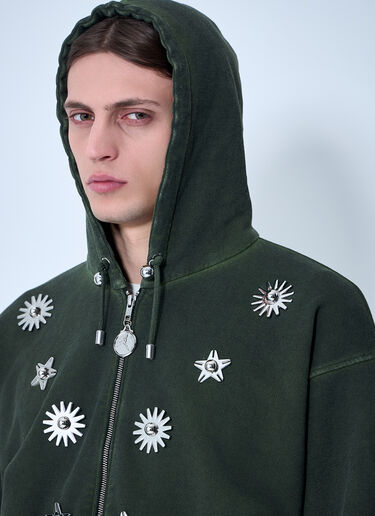 Dallas Hooded Sweatshirt Chopova Lowena Dallas Hooded Sweatshirt Grey cho0360010