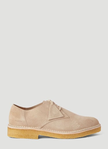 Clarks Desert Khan 221 Lace-Up Shoes Beige cla0144011