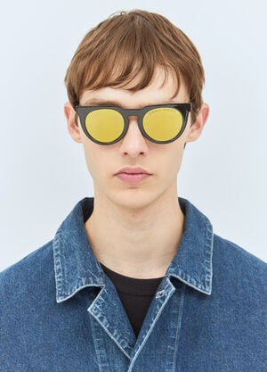 Clean Waves Type 05 Round Sunglasses Black clw0357010