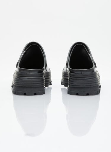 Camperlab 트라크토리 가죽 클로그 블랙 cmp0331015