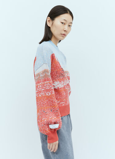 Landscape Knit Sweater Canada Goose X Rokh Landscape Knit Sweater Blue cnr0253009