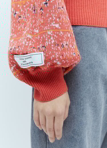 Landscape Knit Sweater Canada Goose X Rokh Landscape Knit Sweater Blue cnr0253009