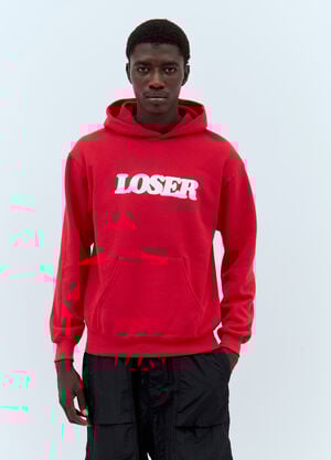 CONNIE COSTAS Loser Hooded Sweatshirt Red coc0158005