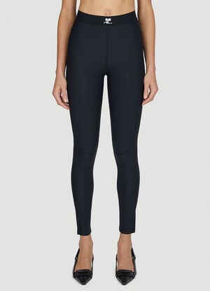 Courrèges Racer Leggings Black cou0251028