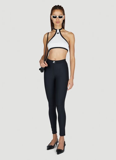 レーサーレギンス Courrèges レーサーレギンス ブラック cou0251028