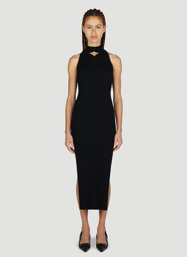 Diamond Knit Dress Courrèges Diamond Knit Dress Black cou0251039