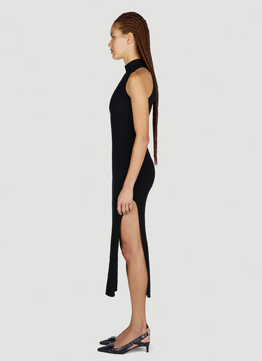 Diamond Knit Dress Courrèges Diamond Knit Dress Black cou0251039