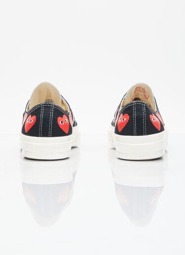 Multi-Heart Chuck 70 Sneakers Comme des Garçons PLAY x Converse Multi-Heart Chuck 70 Sneakers Black cpc0355005