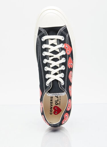 Multi-Heart Chuck 70 Sneakers Comme des Garçons PLAY x Converse Multi-Heart Chuck 70 Sneakers Black cpc0355005