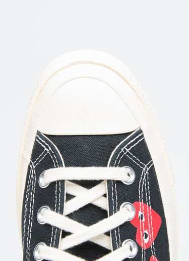 Comme des Garçons PLAY x Converse Multi-Heart Chuck 70 High-Top Sneakers Black cpc0355007