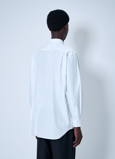 Button-Down Shirt Comme Des Garçons PLAY Button-Down Shirt White cpl0356008