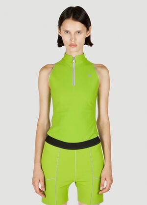 Coperni C+ Zip Bodysuit Green cpn0251006