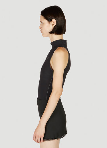 Coperni C+ Zip Bodysuit Black cpn0251007