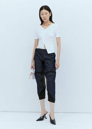 Coperni Denim Racing Pants Blue cpn0253005