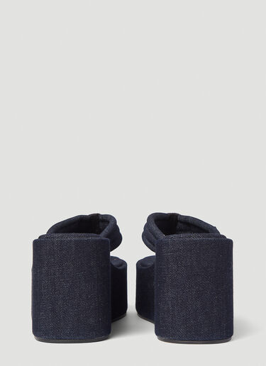 Denim Wedge Flip Flop Platforms Coperni Denim Wedge Flip Flop Platforms Blue cpn0253017