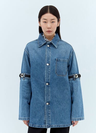 Coperni オープンエルボーデニムジャケット ブルー cpn0255001