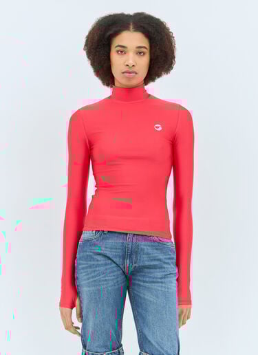Coperni 타이트 하이넥 탑 레드 cpn0257006