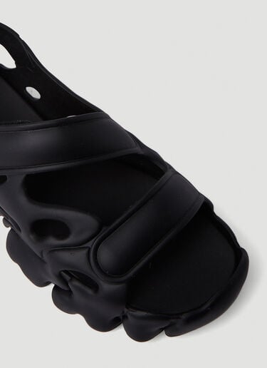 x Melissa Puff Sandals Collina Strada x Melissa Puff Sandals Black cst0251016
