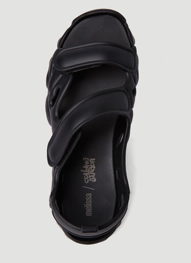 x Melissa Puff Sandals Collina Strada x Melissa Puff Sandals Black cst0251016
