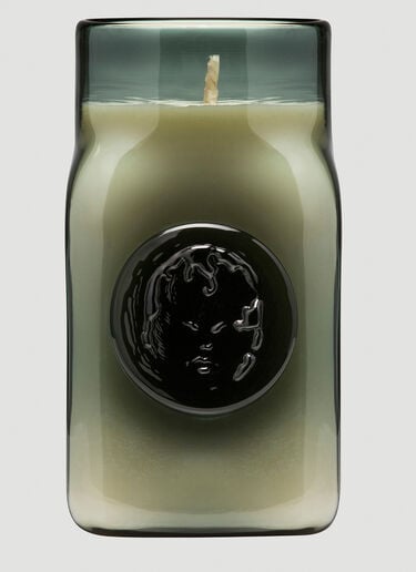 Curio Noir Black Splice Glass Candle Grey cur0340001