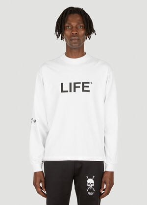 Death Cigarettes Life Long Sleeve T-Shirt White dec0146014