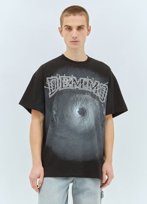 DEMMO Hurricane 印花 T 恤 黑色 dem0159005