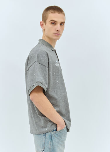 DEMMO Rock And Roll Pt.2 Polo Shirt Grey dem0159006
