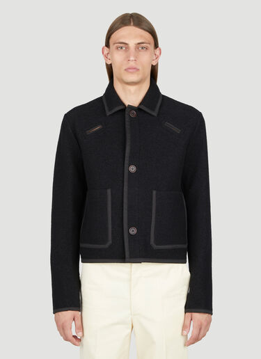 Diomene Boiled Wool Jacket Black dio0153015