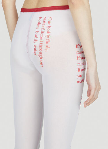 Wet Script Biker Shorts DI PETSA Wet Script Biker Shorts White dip0252007