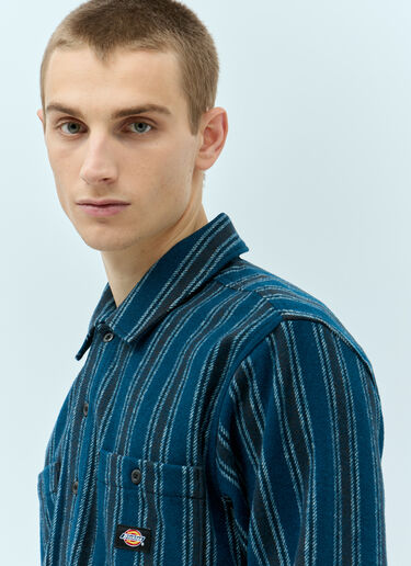 Hope Stripe Shirt Dickies Hope Stripe Shirt Blue dks0154007