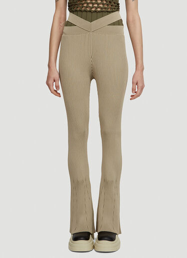 Dion Lee Cross Rib Pants Beige dle0247008