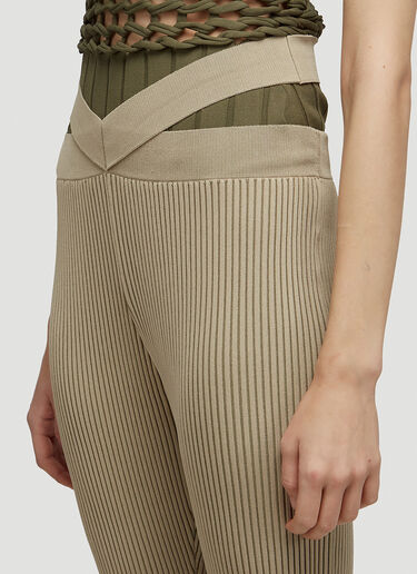 Dion Lee Cross Rib Pants Beige dle0247008