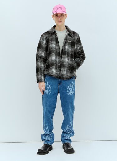 Dime Wave Plaid Jacket Black dmt0154001