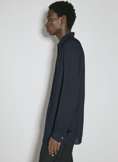 Martini Fit Stretch Charmeuse Shirt Dolce & Gabbana Martini Fit Stretch Charmeuse Shirt Black dol0154004