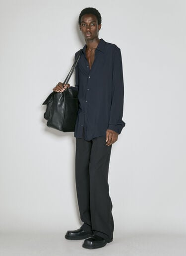 Martini Fit Stretch Charmeuse Shirt Dolce & Gabbana Martini Fit Stretch Charmeuse Shirt Black dol0154004