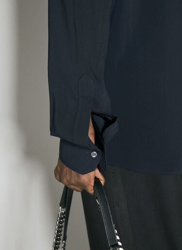 Martini Fit Stretch Charmeuse Shirt Dolce & Gabbana Martini Fit Stretch Charmeuse Shirt Black dol0154004