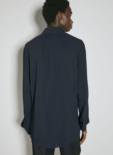 Martini Fit Stretch Charmeuse Shirt Dolce & Gabbana Martini Fit Stretch Charmeuse Shirt Black dol0154004