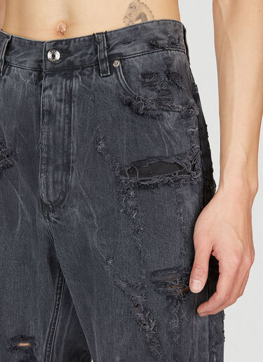 Dolce & Gabbana ディストレスデニムジーンズ ブラック dol0154006