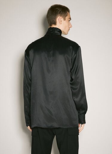 ルースシルクタートルネックトップ Dolce & Gabbana ルースシルクタートルネックトップ ブラック dol0158003