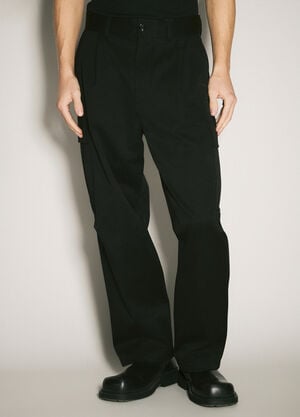 Dolce & Gabbana Twill Cargo Pants Black dol0158004