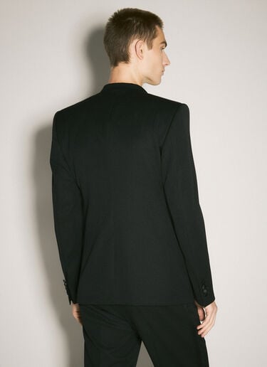 Dolce & Gabbana Single-Breasted Wool Jacket Black dol0158007