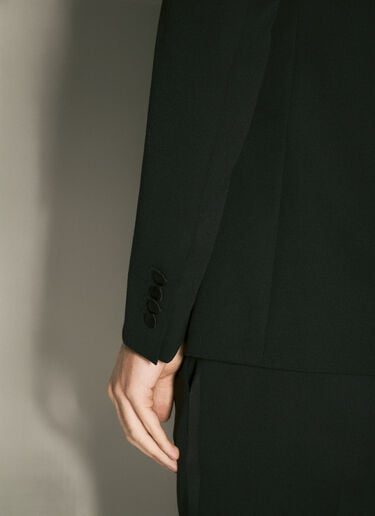 Dolce & Gabbana Single-Breasted Wool Jacket Black dol0158007