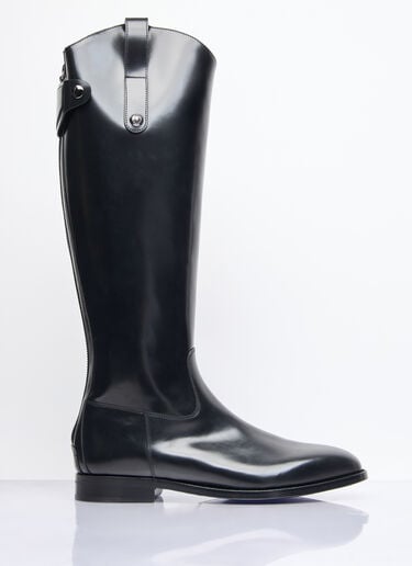Dolce & Gabbana Knee-High Leather Boots Black dol0158008