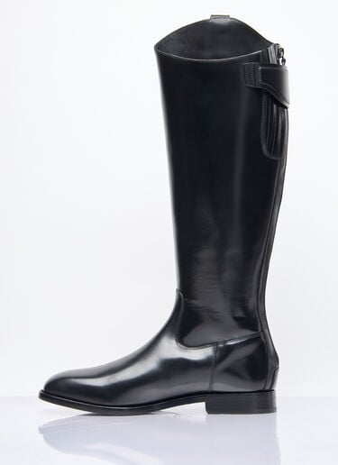 Dolce & Gabbana Knee-High Leather Boots Black dol0158008